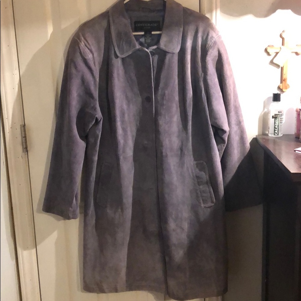 Grey Suede Jacket